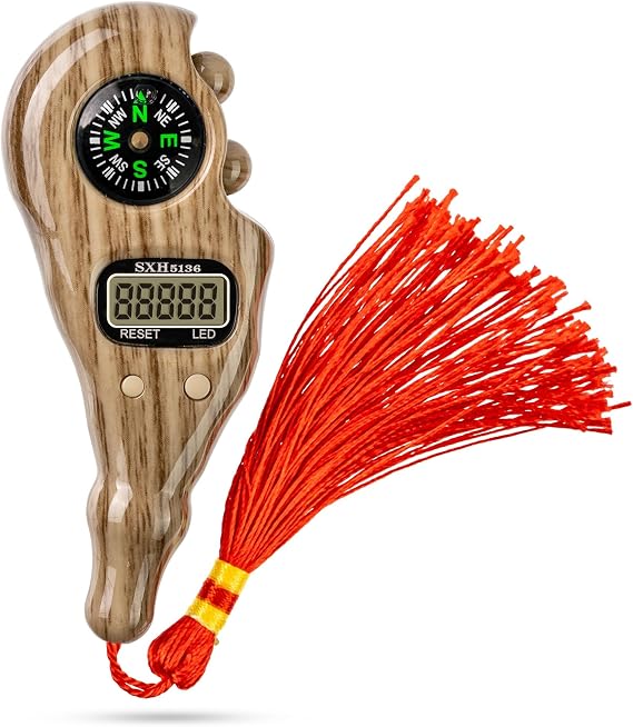 Digital finger tosbih with compass & night light